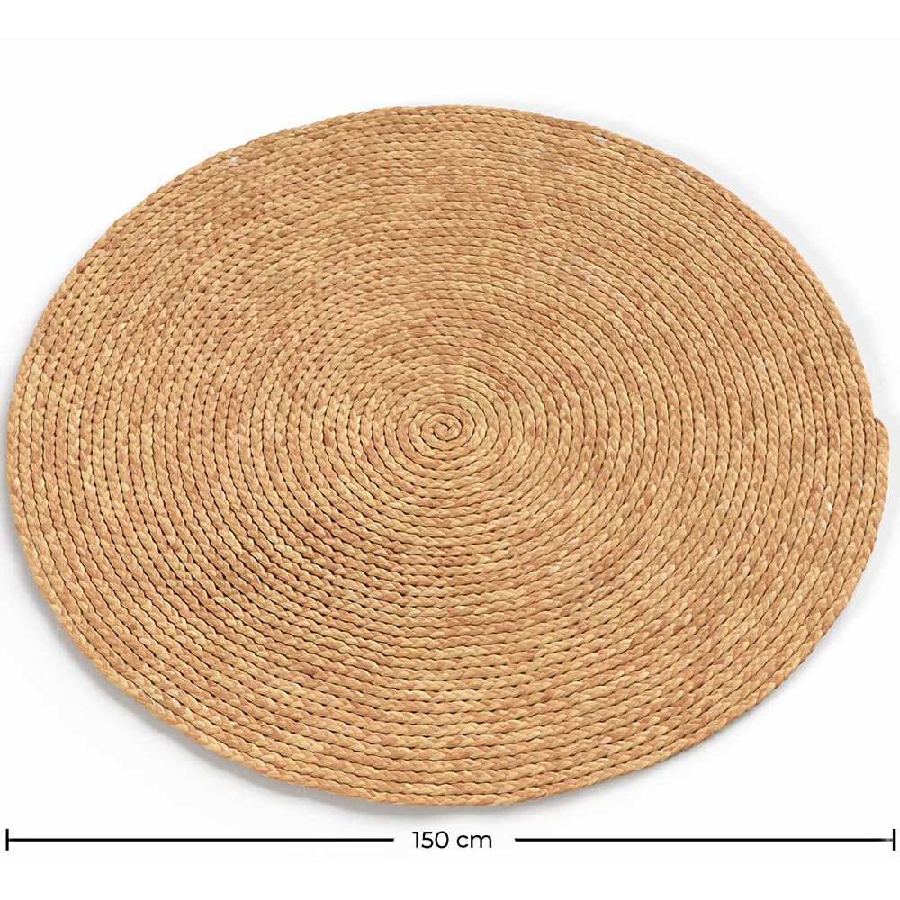Tapis rond en jute - Boho Bali - 150 CM - Kavya image 10