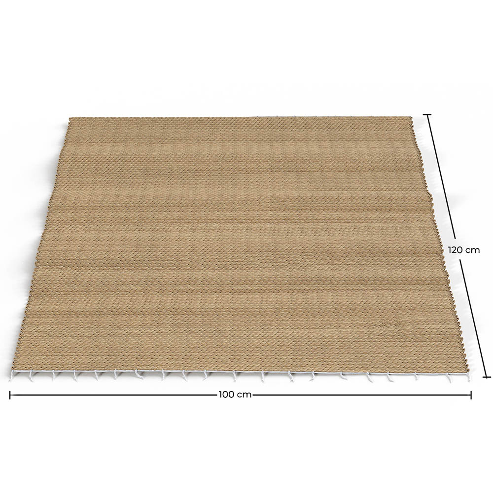 Tapis rectangulaire en jute - Boho Bali - 100x120 CM - Jaya image 10