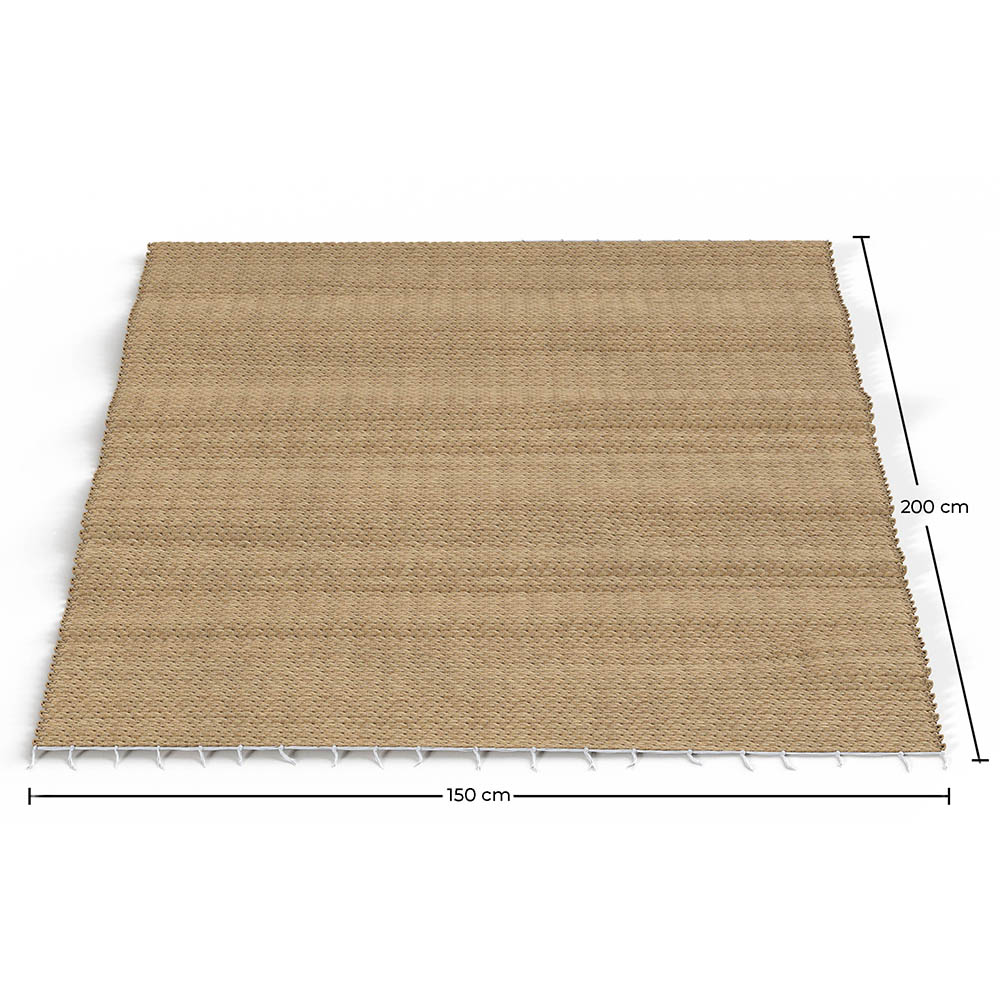 Tapis rectangulaire en jute - Boho Bali - 150x200 CM - Jaya image 10