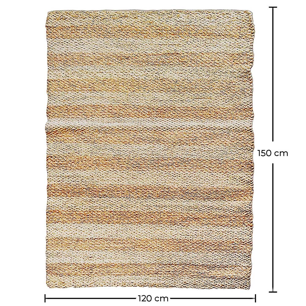 Tapis rectangulaire en jute - Boho Bali - 120x150 CM - Ghana image 10