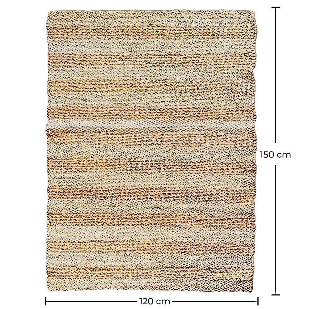 Tapis rectangulaire en jute - Boho Bali - 120x150 CM - Ghana image 10