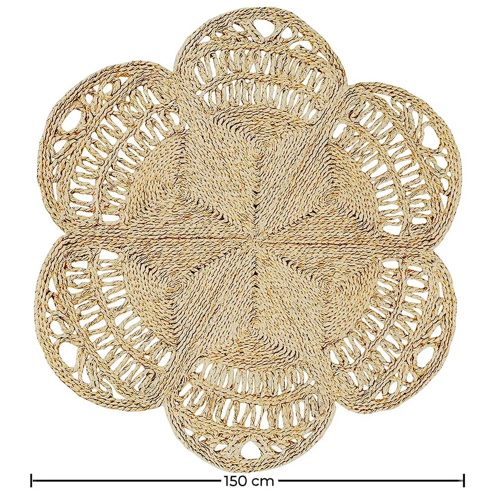 Tapis rond en jute - Boho Bali - 150 CM - Niluh image 10