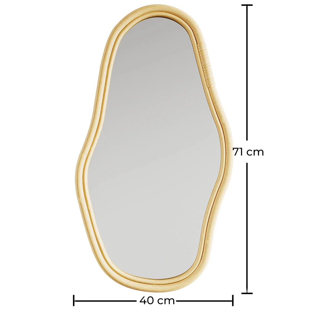 Miroir mural en rotin - 71 CM - Kala image 10