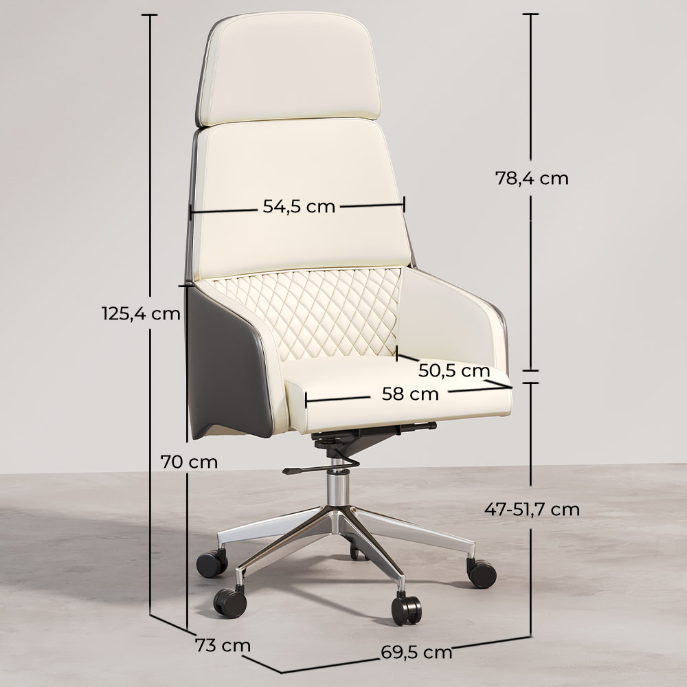 Chaise de bureau ergonomique avec roulettes et accoudoirs - Series image 10
