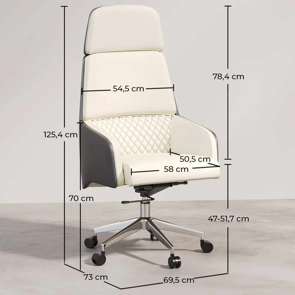 Chaise de bureau ergonomique avec roulettes et accoudoirs - Series image 10