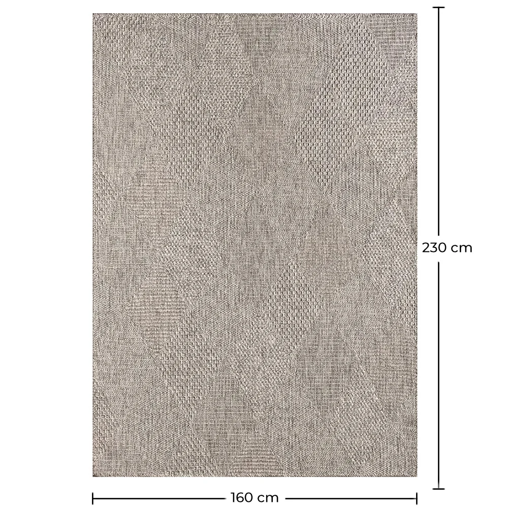 Grand tapis au design contemporain et moderne - Beige (160x230 cm) - Ina image 10