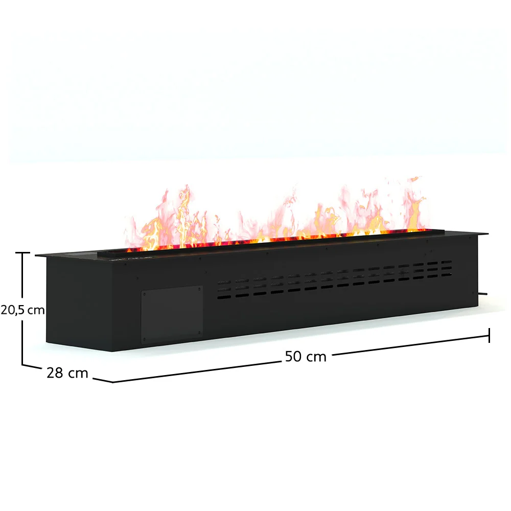 Cheminée Électrique Décorative avec Flamme de Vapeur d'Eau - 50CM image 10