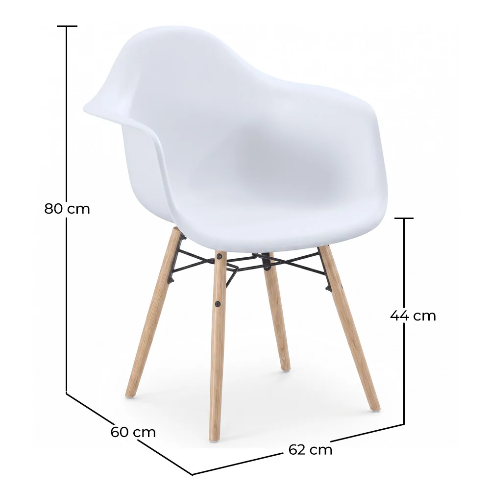 Chaise de Salle à Manger Design Scandinave - Pieds en Bois - Nordika image 10