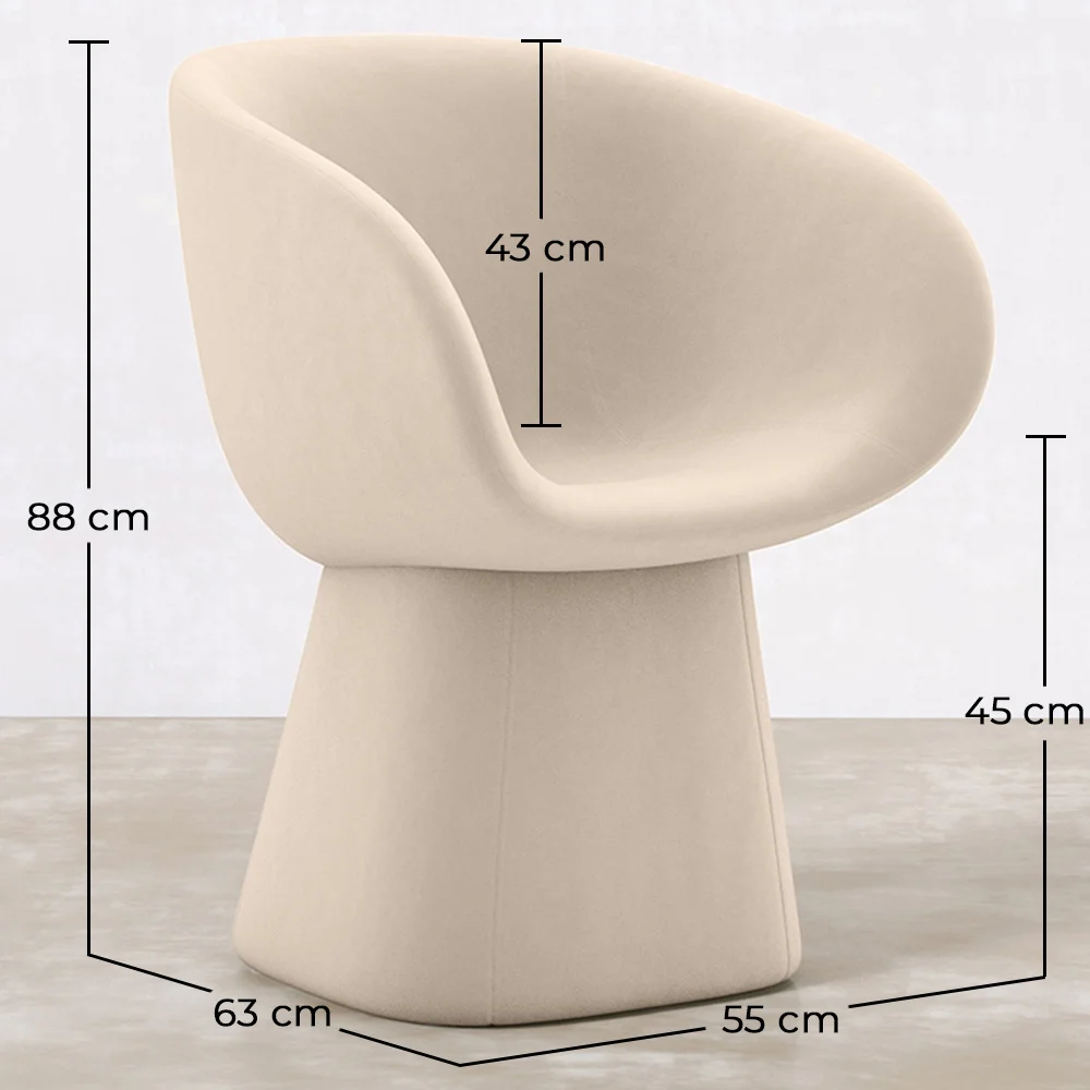 Fauteuil de Design Sculptural Rembourré - Pour Hôtels, Restaurants et Espaces de Luxe - Ideali image 10