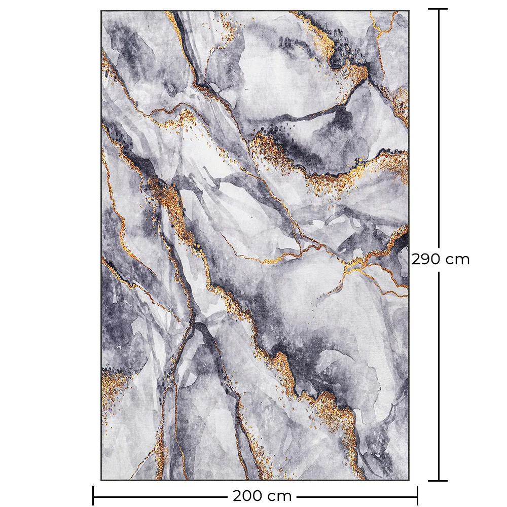 Grand Tapis au Design Moderne Effet Marbre - (290x200 cm) - Arezzo image 10
