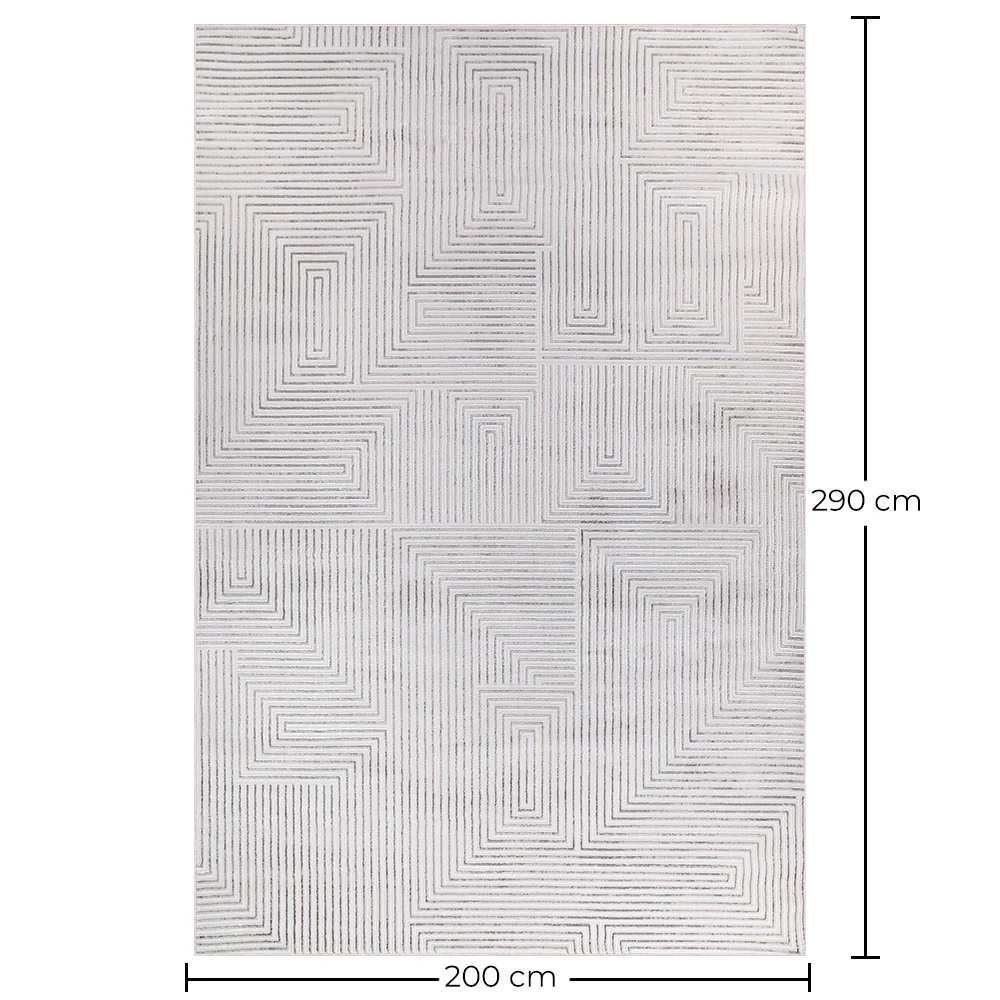 Grand Tapis Design Contemporain et Moderne - Beige (290x200 cm) - Marcellum image 10