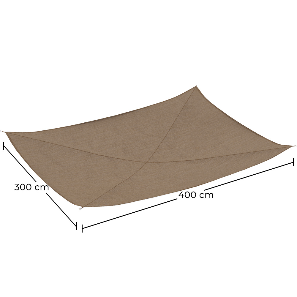 Auvent en fibre de coco 3x4M - Voile d’ombrage 100 % Naturelle image 10