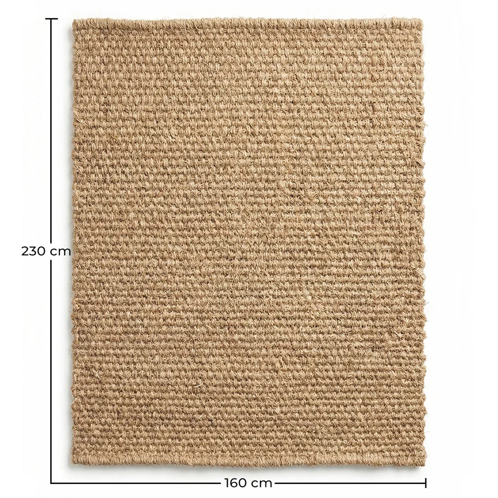 Tapis Fibre de coco naturelle 230x160 cm – Utilisation intérieure & extérieure – Mahou image 10