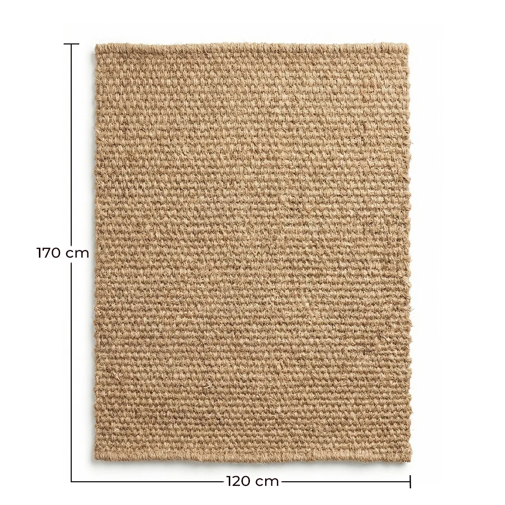 Tapis Fibre de coco naturelle 170x120 cm – Utilisation intérieure & extérieure – Mahou image 10