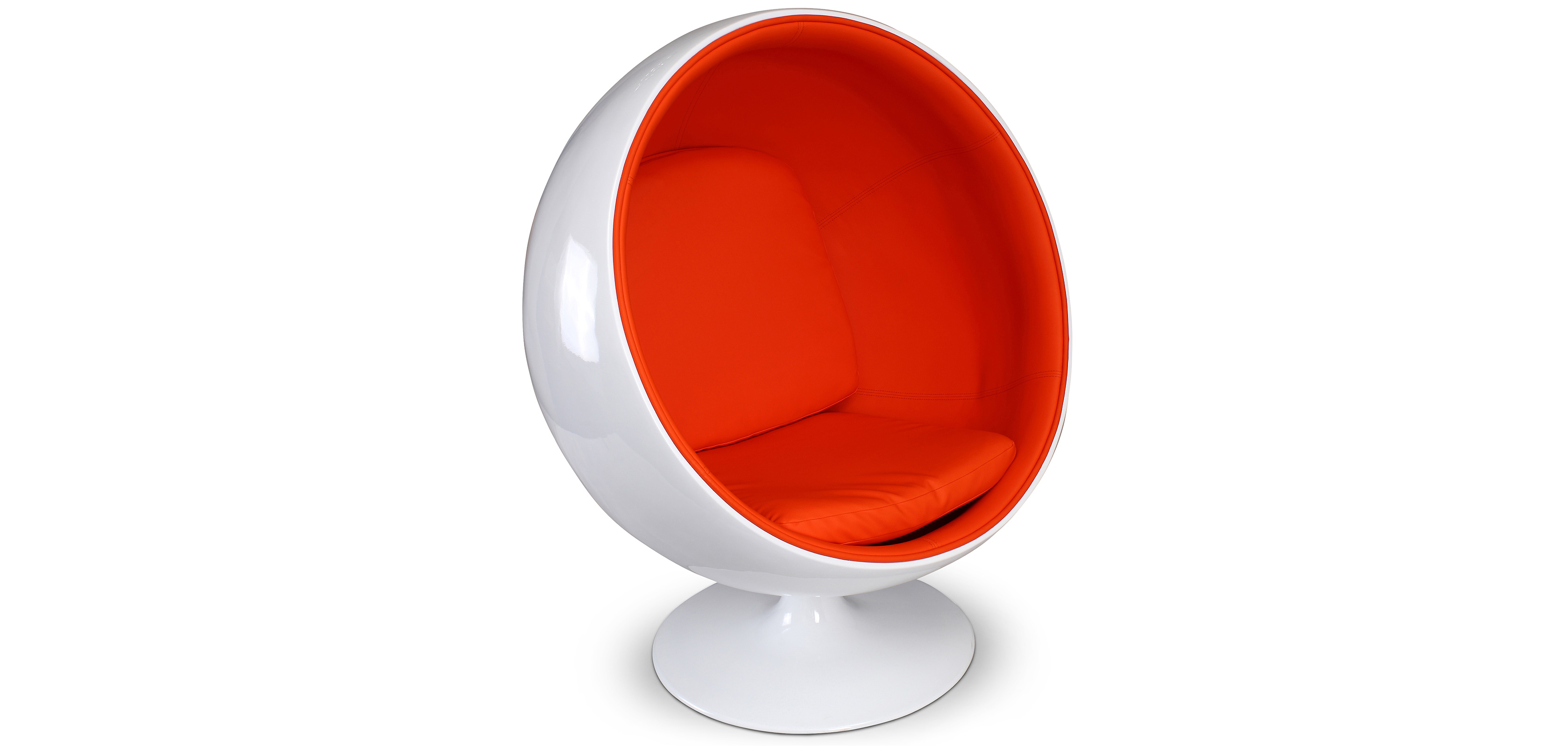 Ball Chair (Fauteuil Ballon) Style Eero Aarnio Simili Cuir
