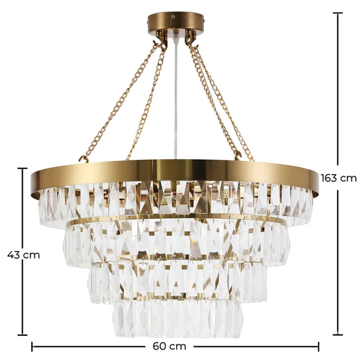 Chaîne Métal Pour Lustre LEDSone - 1m Blanc - Support Jusqu'à 5kg - Style Vintage