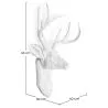 Décoration Murale - Tête de Cerf Blanc - Uka image 7