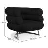 Fauteuil Design - Revêtu de Cuir - Bivendun image 7