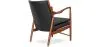 Fauteuil en bois avec accoudoirs - Revêtu de cuir - Annua image 7
