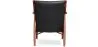 Fauteuil en bois avec accoudoirs - Revêtu de cuir - Annua image 7