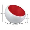 Fauteuil Egg Poco Chair - Simili Cuir image 7