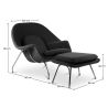 Fauteuil Design avec Repose-Pieds - Revêtement en Tissu - Womb image 7