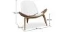 Fauteuil design - Fauteuil scandinave - Revêtu de cuir - Lucy image 7