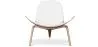 Fauteuil design - Fauteuil scandinave - Revêtu de cuir - Lucy image 7