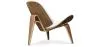 Fauteuil design - Fauteuil scandinave - Revêtu de cuir - Lucy image 7