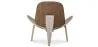 Fauteuil design - Fauteuil scandinave - Revêtu de cuir - Lucy image 7