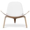 Fauteuil design - Fauteuil scandinave - Revêtu de cuir - Lucy image 7