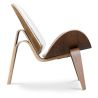Fauteuil design - Fauteuil scandinave - Revêtu de cuir - Lucy image 7