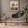 Fauteuil avec Accoudoirs - Style Aviateur - Cuir - Tulip image 7