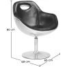 Fauteuil avec Accoudoirs - Style Aviateur - Cuir - Tulip image 7