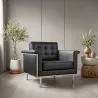 Fauteuil avec accoudoirs - Revêtu de cuir - Town image 7