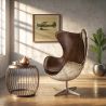 Fauteuil avec Accoudoirs - Style Aviateur - Cuir et Métal - Cocoon image 7