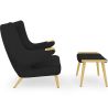 Fauteuil avec Repose-Pieds - Revêtement - Grizzly image 7