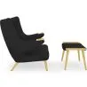 Fauteuil avec Repose-Pieds - Revêtement - Grizzly image 7