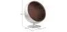 Fauteuil design en forme de boule - Style aviateur - Revêtu - Baller image 7