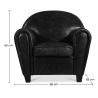 Fauteuil avec accoudoirs - Revêtu de cuir - Club image 7