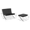 Fauteuil Design avec Repose-Pieds - Revêtement en Similicuir - Town image 7