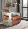 Fauteuil design avec accoudoirs - Revêtu de cuir - Lounge image 7