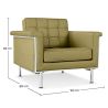 Fauteuil avec Accoudoirs - Revêtement en Similicuir - Town image 7