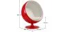 Fauteuil design boule - Revêtu de similicuir - Baller image 7