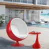 Fauteuil design boule - Revêtu de similicuir - Baller image 7