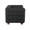 Fauteuil avec Repose-Pieds - Revêtement en Cuir Rembourré - Nubus image 7