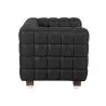 Fauteuil avec Repose-Pieds - Revêtement en Cuir Rembourré - Nubus image 7