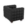 Fauteuil avec Repose-Pieds - Revêtement en Cuir Rembourré - Nubus image 7