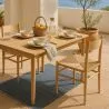 Chaise de salle à manger en bois - Design rétro - Cawi image 7