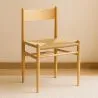 Chaise de salle à manger en bois - Design rétro - Cawi image 7